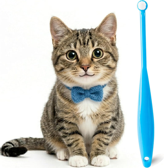 Cat Toothbrush Small Dog Puppy Tooth Brushing Kit Soft Mini Head Teeth Brush for Kitten Tiny Pet, 1 PCS