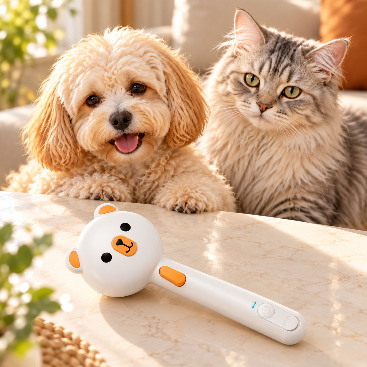 Gentle Mist Pet Brush 🐾
